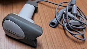 Handheld Laser Barcode Scanner PSC QUICKSCAN 6000