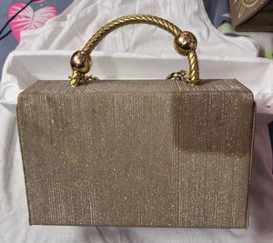 Elegant Gold Handbag