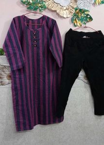 Purple 💜kurta Set