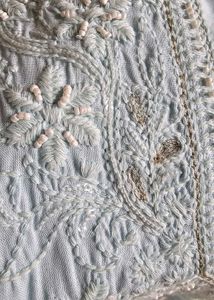 Hand Embroidered Chikan Suit