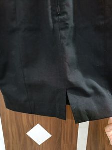 H&amp;M A Line Formal Black Skirt