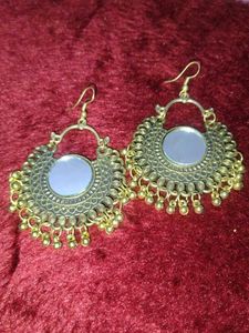 elegant mirror earrings