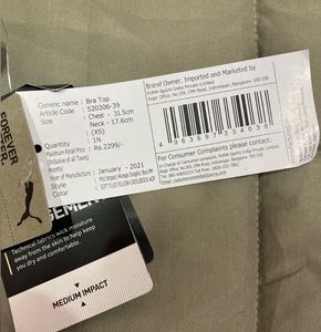 PUMAWomen Sports Lightly Padded Bra (Black)