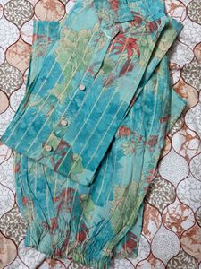 Elegant Sea Green Co-ord Set – Chic Comfort