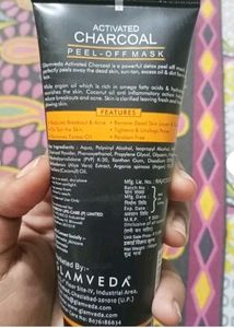 Glamveda Charcoal Peel Off Mask (100gm)