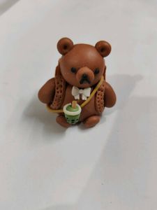 Cute Bear With Boba