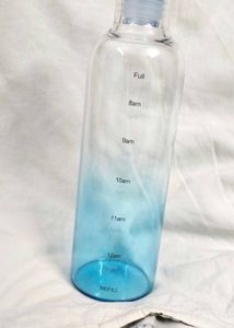 Glass Motivation Water Bottle 🍾
