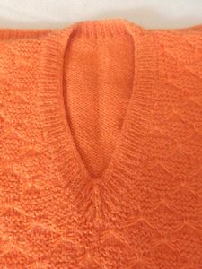 Hand Woven Sweater (Orange 🧡)