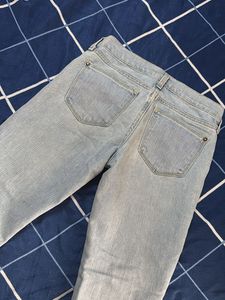 Light Blue Straight Fit Denim