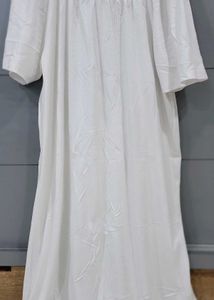 White Cotton Nightgown