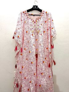 Women Printed Cotton Kaftan