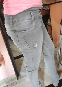 Combo : Distressed &amp; Button-Detail Jeans Bundle