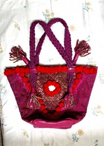 Shoulder Bag Structured Pink