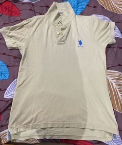 U.S. Polo Assn. Light Yellow Tshirt