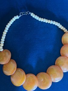Yellow Beads Necklace