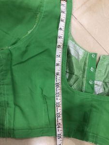 Pista Green Saree with Blouse 6 Meter