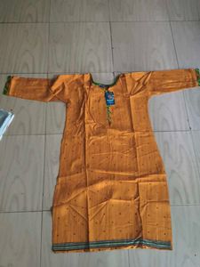 Elegant Yellow Kurti