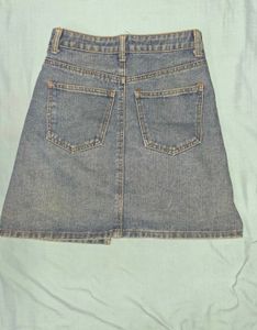 Denim Mini Skirt