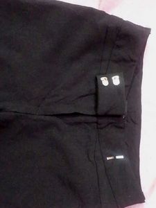 Black Wide Leg Trousers