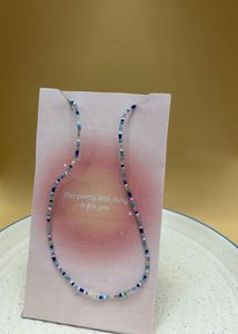 Blue Lagoon Beads Necklace