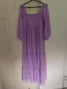 Brand Cilory Long Lavendar Maxi Dress XL Size