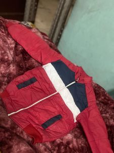 Stylish Red Padded Jacket