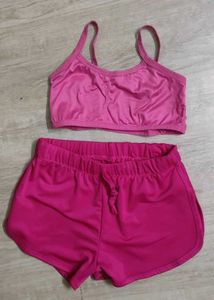 Pink Beach Swimwear Set
