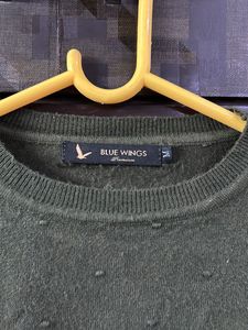 DARK GREEN SWEATER