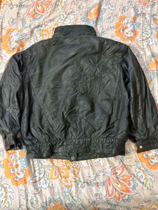 Vintage Black Leather Jacket