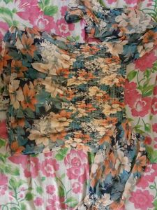 Floral Chiffon Top