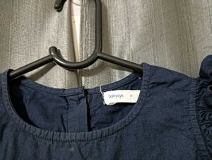 Kids Navy Blue Dress 🫶🏻