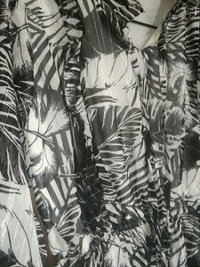 Tropical Print Midi Dress
