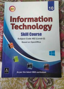 Information Technology Book For Class 10th CBSE