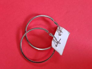 Silver Hoop Earrings