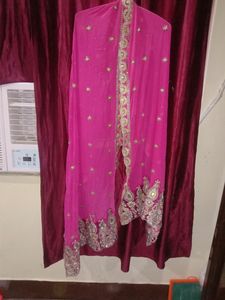 Heavy Work Dupatta For Bride