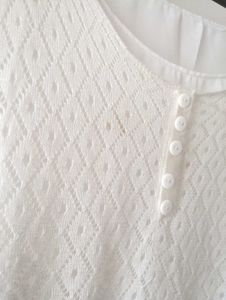 White Sleeveless Top