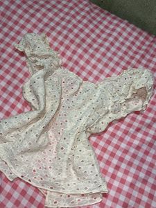 Eyelet Tie Front Top