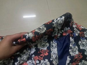 Floral Print Blazer