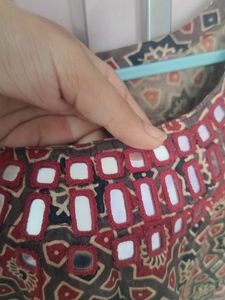 mirror work kutchi kurti