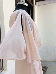 Peach Flow Dress