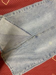 Light Wash Denim Skirt