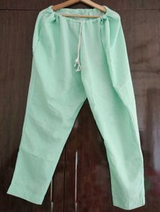 Embroidered Kurta Pants Set For Women, Green, 46in