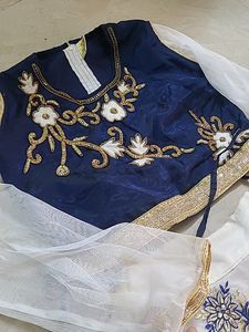 Puffed Sleeves  2 Piece Lehenga Choli