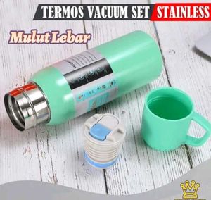 Beautiful Steel Bottle With Two Cups