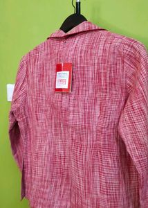 Linen Cotton Blazer New With Tag
