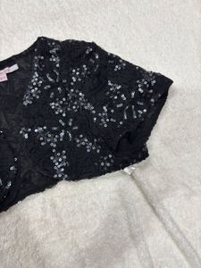 Sequined shrug