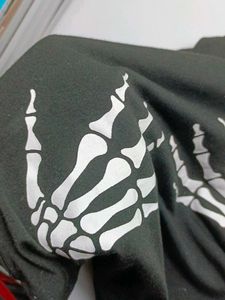 Skeleton Hands Crop Top