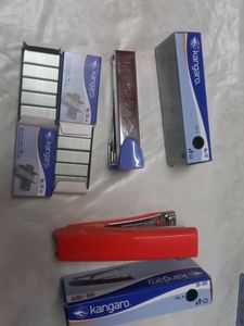 Kangaro STAPLER (SET/Combo) No. 10 And HD-10D, STAPLER PIN 2 Box