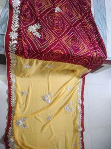 Elegant Embroidered Saree