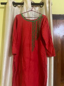 Red Kurta